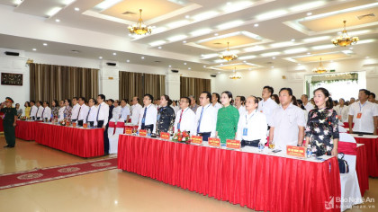 Đại hội Hội Nhà báo tỉnh Nghệ An lần thứ VIII, nhiệm kỳ 2020 - 2025 thành công tốt đẹp