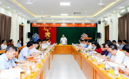 Chủ tịch UBND tỉnh: Phát triển huyện Tương Dương dựa trên 2 yếu tố sinh thái và sinh kế bền vững
