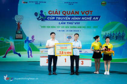 Bế mạc giải Quần vợt Cup Truyền hình Nghệ An lần thứ 8 - năm 2022