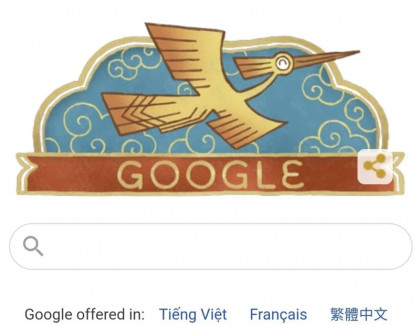 Google Doodle đăng ảnh Chim Lạc mừng Ngày Quốc khánh Việt Nam