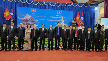 Phó Bí thư Tỉnh ủy Hoàng Nghĩa Hiếu dự lễ kỷ niệm Năm đoàn kết Lào – Việt Nam