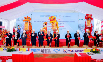 Khởi công dự án sản xuất linh kiện điện tử 200 triệu USD ở Nghệ An