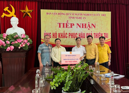 Nghệ An: Hơn 18 tỷ đồng đăng ký ủng hộ người dân khắc phục hậu quả mưa lũ