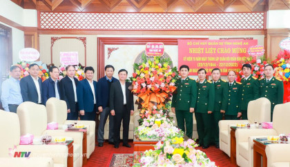 Bí thư Tỉnh ủy Thái Thanh Quý chúc mừng ngày thành lập Quân đội Nhân dân Việt Nam