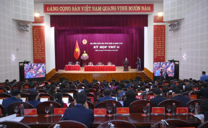 Khai mạc Kỳ họp thứ 11, HĐND tỉnh Nghệ An khóa XVIII, nhiệm kỳ 2021 - 2026