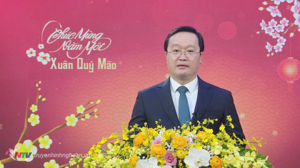 Lời chúc Tết Quý Mão 2023 của Chủ tịch UBND tỉnh Nghệ An Nguyễn Đức Trung