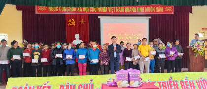 Đài PT TH Nghệ An trao quà tết 2023 tại huyện Diễn Châu
