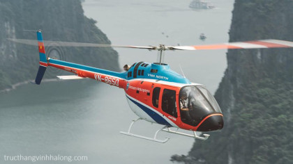 Rơi máy bay trực thăng chở khách ngắm vịnh Hạ Long, 5 người gặp nạn