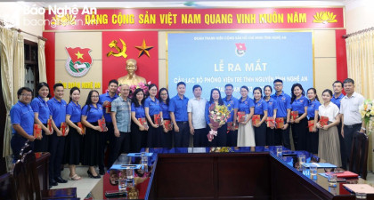 Ra mắt Câu lạc bộ phóng viên trẻ tình nguyện tỉnh Nghệ An giai đoạn 2023 - 2027