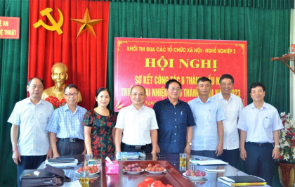 Khối thi đua các tổ chức Xã hội – Nghề nghiệp 2 tỉnh Nghệ An triển khai nhiệm vụ 6 tháng cuối năm 2023