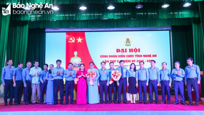 Công đoàn Viên chức Nghệ An tổ chức thành công Đại hội lần thứ V, nhiệm kỳ 2023 - 2028