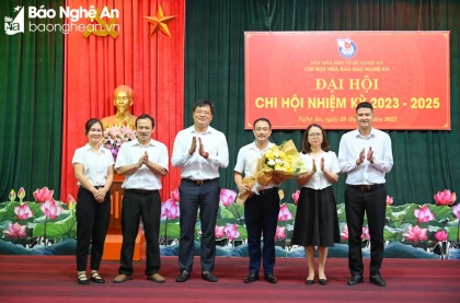 Chi hội Nhà báo Báo Nghệ An tổ chức Đại hội nhiệm kỳ 2023 - 2025