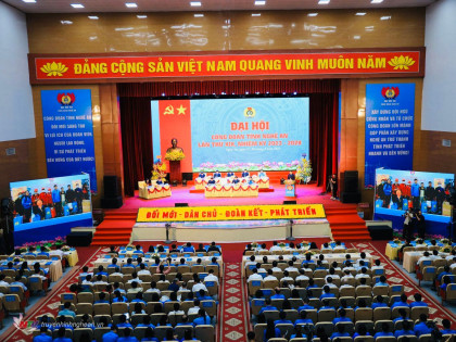 Khai mạc trọng thể Đại hội Công đoàn tỉnh Nghệ An lần thứ XIX, nhiệm kỳ 2023-2028