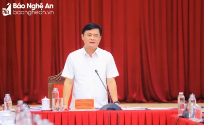 Hội nghị lần thứ 14, Ban Chấp hành Đảng bộ tỉnh Nghệ An khóa XIX tiến hành sơ kết giữa nhiệm kỳ 2020 - 2025