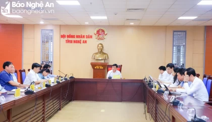 Thường trực HĐND tỉnh Nghệ An tổ chức phiên họp thường kỳ tháng 10/2023
