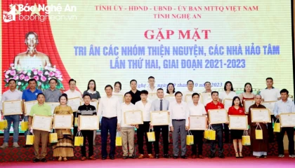 Hơn 230 tỷ đồng ủng hộ công tác an sinh xã hội ở Nghệ An