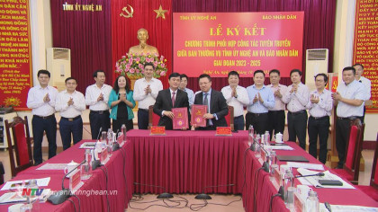 Tăng cường phối hợp tuyên truyền giữa Báo Nhân dân và tỉnh Nghệ An giai đoạn 2024-2026