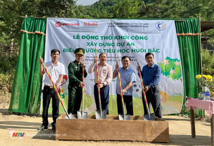 Khởi công xây dựng điểm trường Tiểu học xã biên giới Bắc Lý - Kỳ Sơn