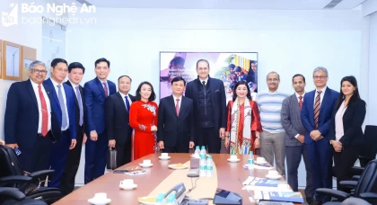 Bí thư Tỉnh ủy Thái Thanh Quý mời tập đoàn kinh tế hàng đầu Ấn Độ đến nghiên cứu, khảo sát đầu tư tại Nghệ An