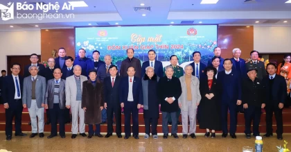 Lãnh đạo tỉnh gặp mặt Hội đồng hương Nghệ An tại Hà Nội
