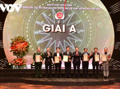 Danh sách các cá nhân, đơn vị được khen thưởng và đoạt Giải báo chí toàn quốc về xây dựng Đảng (Giải Búa liềm vàng) lần thứ VIII - năm 2023