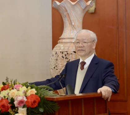 Tổng Bí thư Nguyễn Phú Trọng chủ trì phiên họp thứ nhất Tiểu ban Văn kiện Đại hội XIV của Đảng