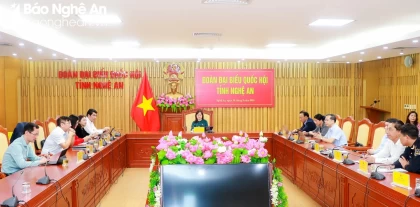 Đoàn ĐBQH Nghệ An tham dự phiên chất vấn và trả lời chất vấn của Ủy ban Thường vụ Quốc hội đối với lĩnh vực tài chính và ngoại giao