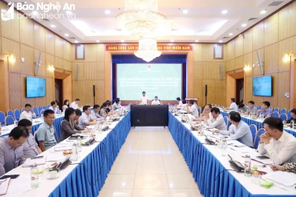 Ban soạn thảo, Tổ biên tập họp xây dựng dự thảo Nghị quyết của Quốc hội về thí điểm một số cơ chế, chính sách đặc thù phát triển tỉnh Nghệ An