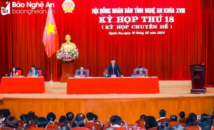Thường trực HĐND tỉnh Nghệ An thông báo triệu tập kỳ họp chuyên đề