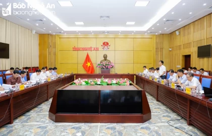 Phó Chủ tịch Thường trực UBND tỉnh kết luận các giải pháp đẩy nhanh một số dự án truyền tải điện trên địa bàn Nghệ An