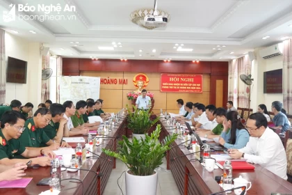 Phó Chủ tịch Thường trực UBND tỉnh kiểm tra công tác chuẩn bị diễn tập Khu vực phòng thủ thị xã Hoàng Mai