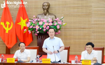 Chủ tịch UBND tỉnh Nghệ An chỉ đạo giải pháp giải ngân vốn đầu tư công, thực hiện các chương trình phục hồi kinh tế-xã hội và mục tiêu quốc gia
