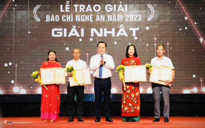 34 tác phẩm đoạt Giải Báo chí Nghệ An năm 2023