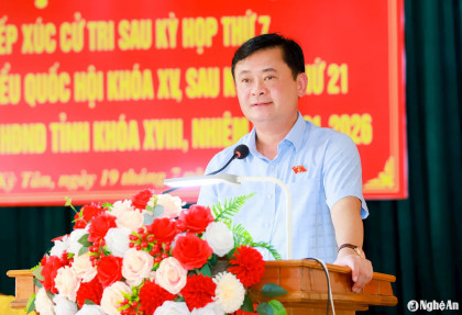ĐBQH và HĐND tỉnh Nghệ An tiếp xúc cử tri huyện Tân Kỳ