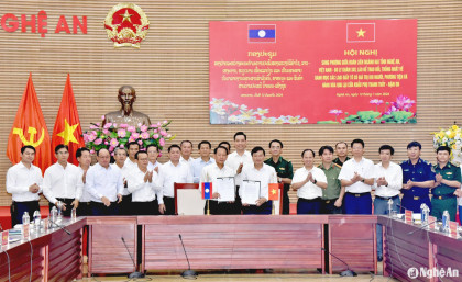 UBND tỉnh Nghệ An cho phép phương tiện cơ giới đường bộ 2 tỉnh Nghệ An- Bô Ly Khăm Xay (Lào) qua cửa khẩu phụ Thanh Thủy - Nậm On