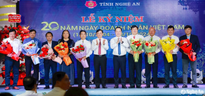 Nghệ An tổ chức Lễ kỷ niệm 20 năm Ngày Doanh nhân Việt Nam