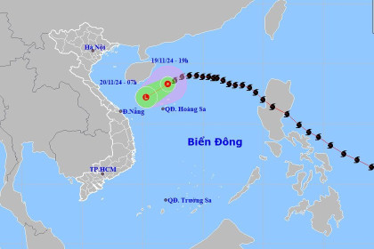 Bão số 9 đã suy yếu thành áp thấp nhiệt đới, miền Bắc chuyển nắng