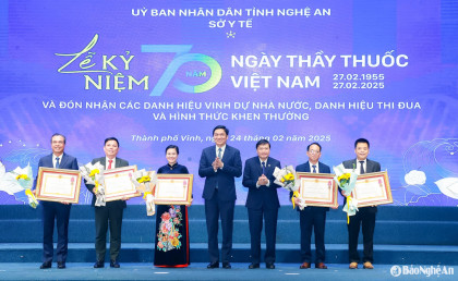 Nghệ An trọng thể kỷ niệm 70 năm ngày Thầy thuốc Việt Nam