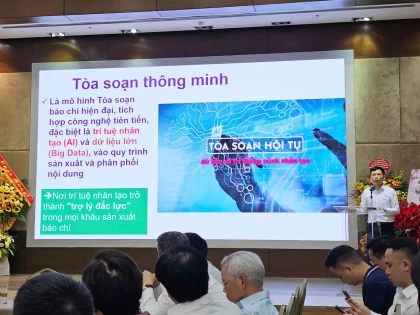 Ứng dụng AI trong quản trị tòa soạn thông minh