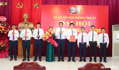 Đảng bộ Văn phòng Tỉnh ủy Nghệ An Đại hội nhiệm kỳ 2025-2030