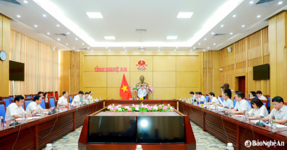 Ban Thường vụ Đảng ủy UBND tỉnh Nghệ An cho ý kiến về các chủ trương phát triển kinh tế - xã hội và duyệt đại hội