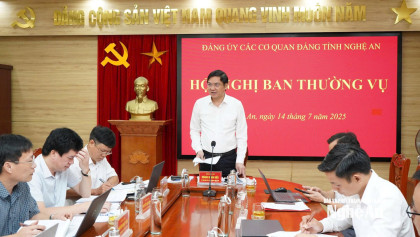 Chuẩn bị tốt nhất các phương án tổ chức Đại hội đại biểu Đảng bộ Các cơ quan Đảng tỉnh lần thứ nhất, nhiệm kỳ 2025 - 2030 vào trung tuần tháng 8/2025
