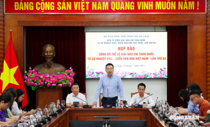 Giải Báo chí toàn quốc 'Vì sự nghiệp phát triển Văn hóa Việt Nam' lần thứ Ba: Tên gọi mới, tôn vinh cống hiến báo chí, khắc hoạ thành tựu và điển hình văn hóa