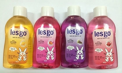 Thu hồi nước súc miệng trẻ em do chứa chất bảo quản không được công bố