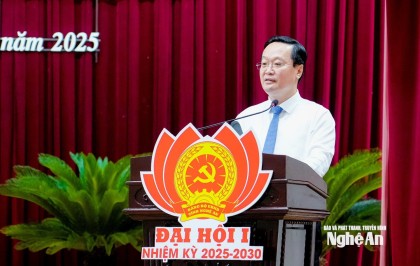 Đảng bộ UBND tỉnh Nghệ An phải là trung tâm của sự đổi mới, nơi khơi nguồn của những tư duy đột phá