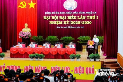 Đại hội đại biểu Đảng bộ UBND tỉnh Nghệ An lần thứ I, nhiệm kỳ 2025 - 2030