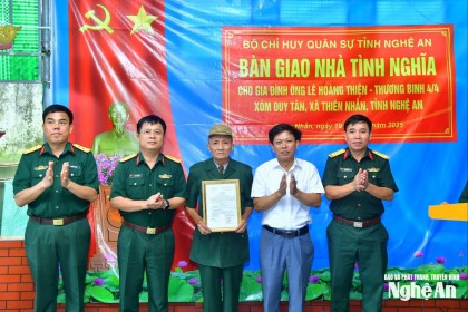 861 đối tượng chính sách ở Nghệ An được chi trả trợ cấp 1 lần theo các Quyết định 142, 62, 49 của Thủ tướng Chính phủ