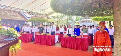 Trang trọng Lễ kỷ niệm 233 năm ngày mất Hoàng đế Quang Trung