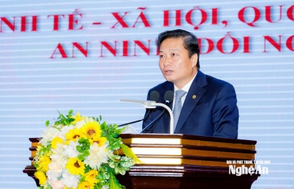 Chủ tịch UBND tỉnh Nghệ An: Biến nhận thức thành hành động, biến Nghị quyết thành kết quả cụ thể trong thực tiễn