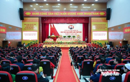 Nghị quyết Đại hội đại biểu Đảng bộ tỉnh Nghệ An khóa XX, nhiệm kỳ 2025 - 2030